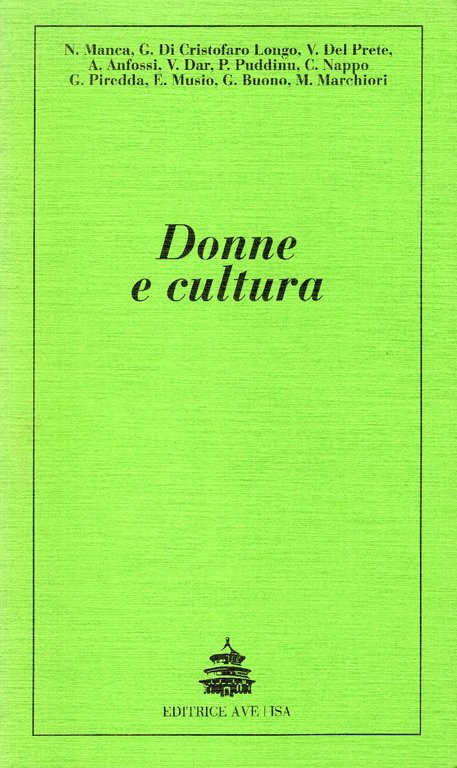 Donne e cultura. N. Manca,