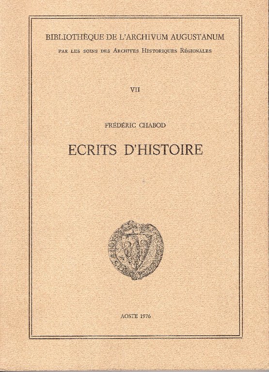 Ecrits d' histoire