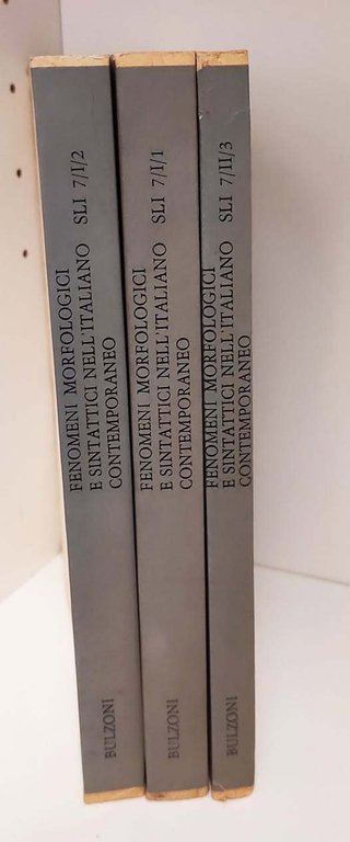 Fenomeni morfologici e sintattici nell'italiano contemporaneo : Atti del sesto …
