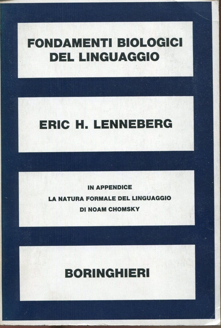 Fondamenti biologici del linguaggio, con appendici di Noam Chomsky e … | Immagine principale