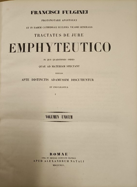 Francisci Fulginei protonotarii apostolici et in eadem cathedrali ecclesia vicarii … | Immagine Gallery 2