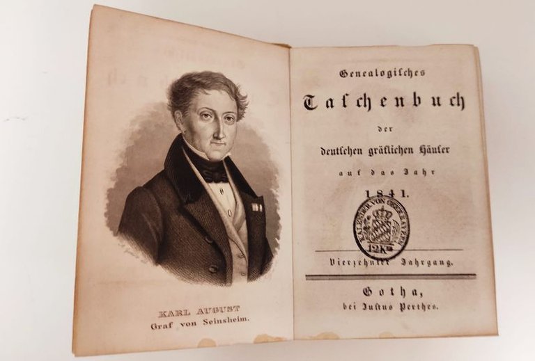 Genealogisches Taschenbuch der deutschen gräflichen Häuser auf das Jahr 1841. … | Immagine Gallery 2