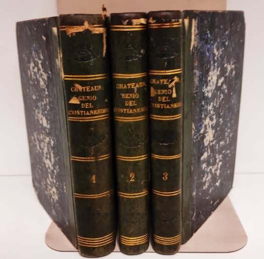 Genio del cristianesimo, traduzione di Luigi Toccagni. 3 Volumi