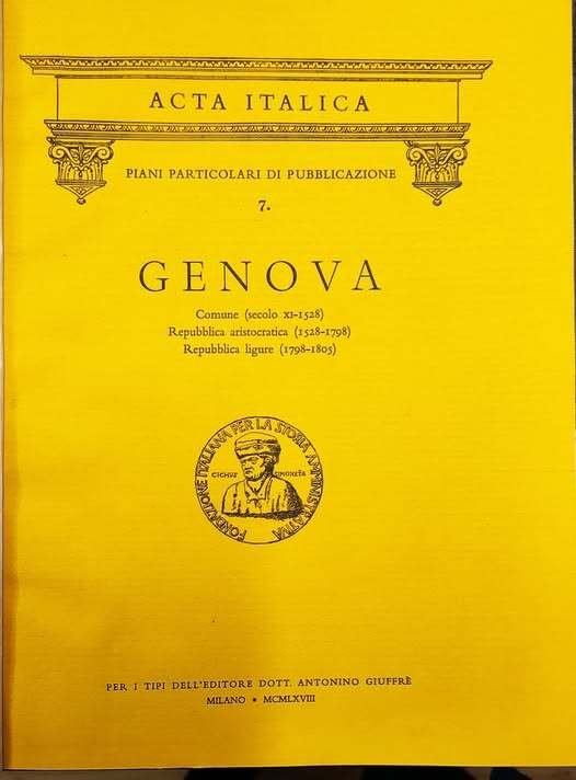 Genova. Acta italica. Piani particolari di pubblicazione 7 | Immagine Gallery 2