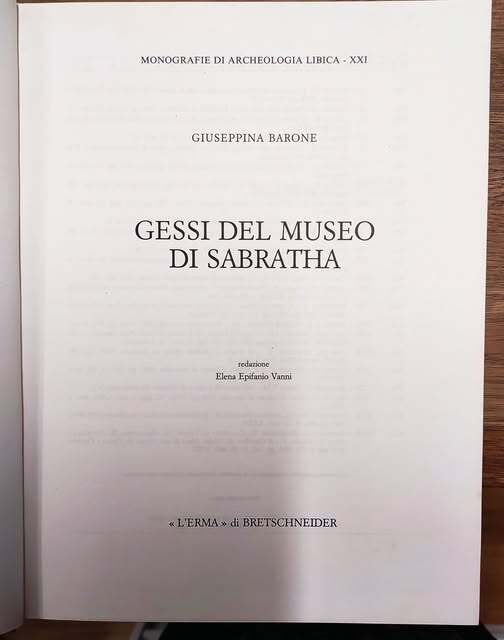 Gessi del Museo di Sabratha | Immagine Gallery 2