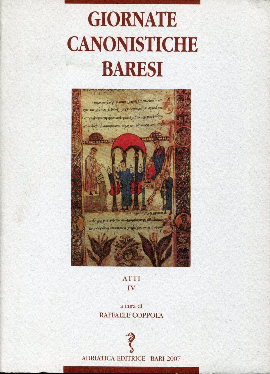 Giornate canonistiche baresi : atti, 4 e 5