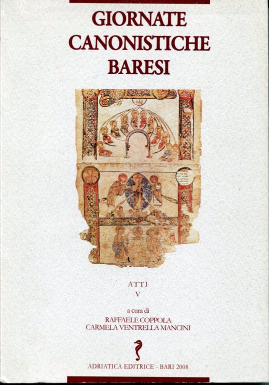 Giornate canonistiche baresi : atti, 4 e 5