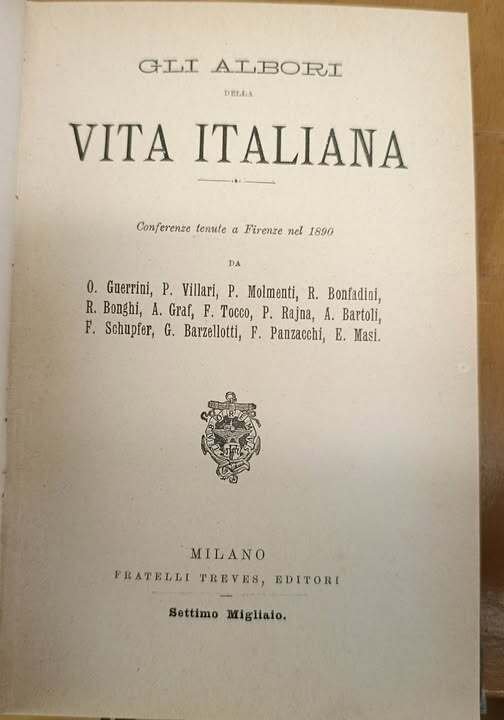 Gli albori della vita italiana : conferenze tenute a Firenze … | Immagine Gallery 2