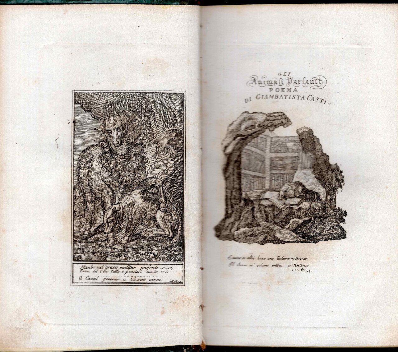 Gli animali parlanti poema di Giambattista Casti. Con quattro apologhi …