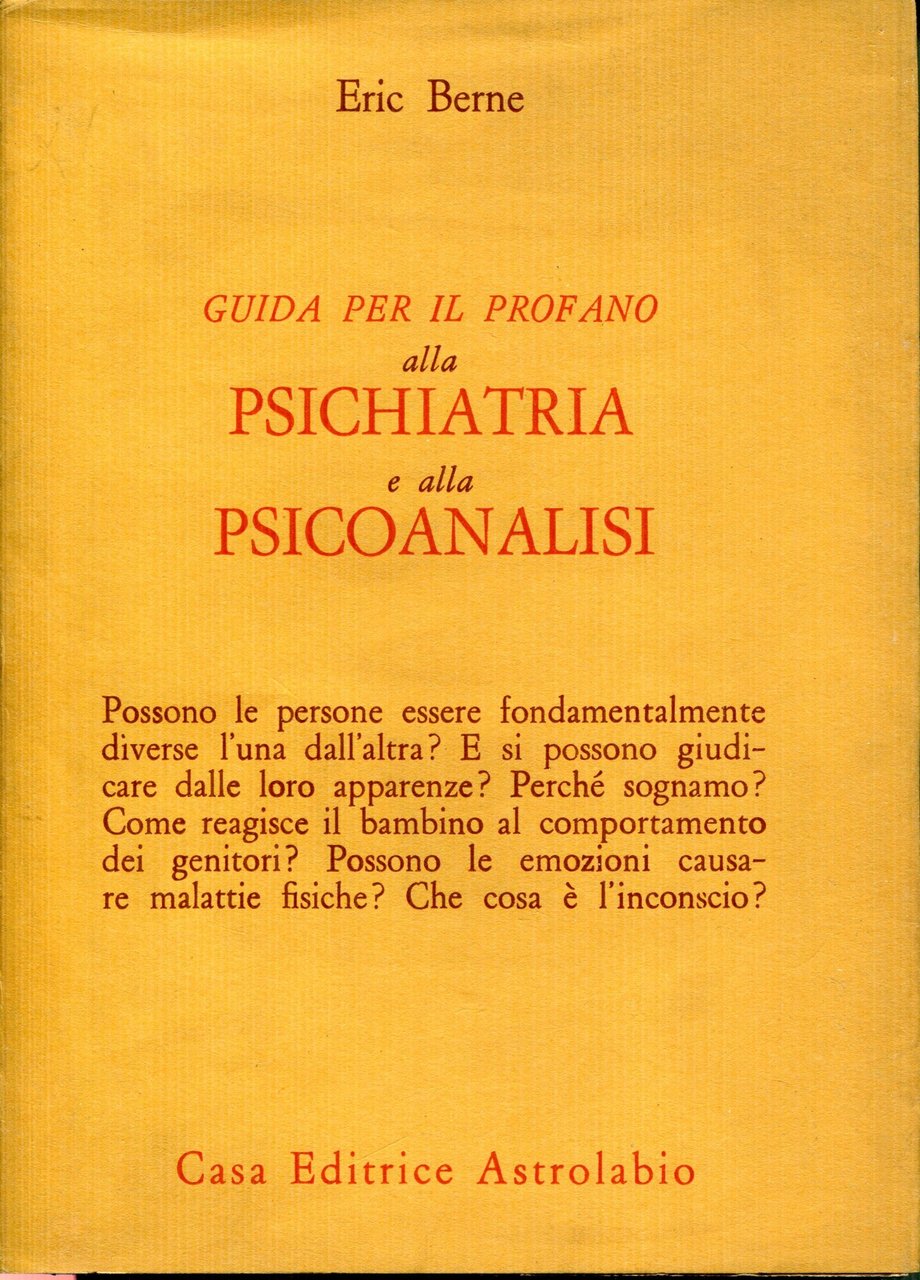 Guida per il profano alla psichiatria e alla psicoanalisi | Immagine principale