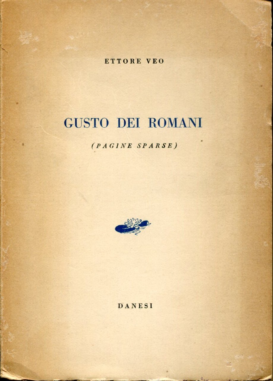 Gusto dei romani (pagine sparse).