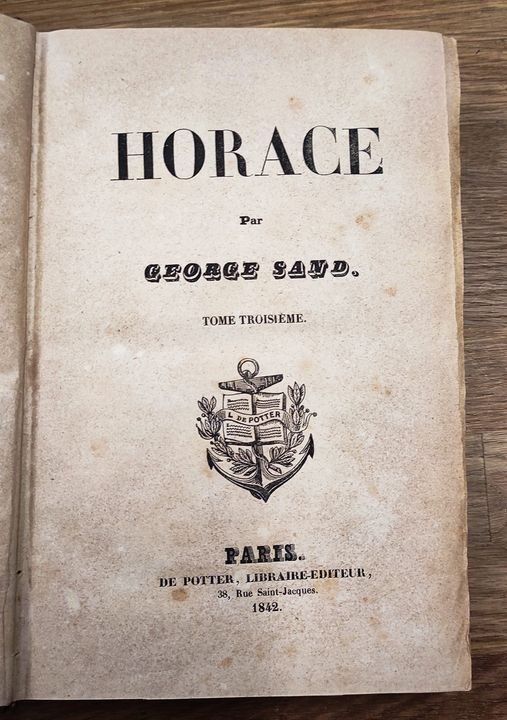 Horace, tome troisieme