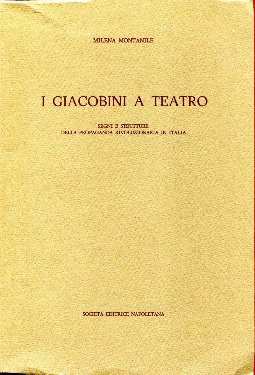 I giacobini a teatro : segni e strutture della propaganda … | Immagine principale