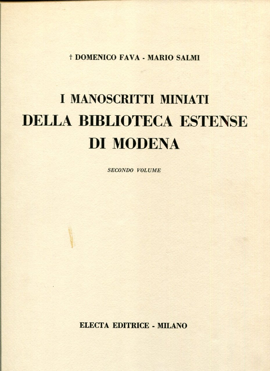 I manoscritti miniati della Biblioteca Estense di Modena- Secondo volume | Immagine principale