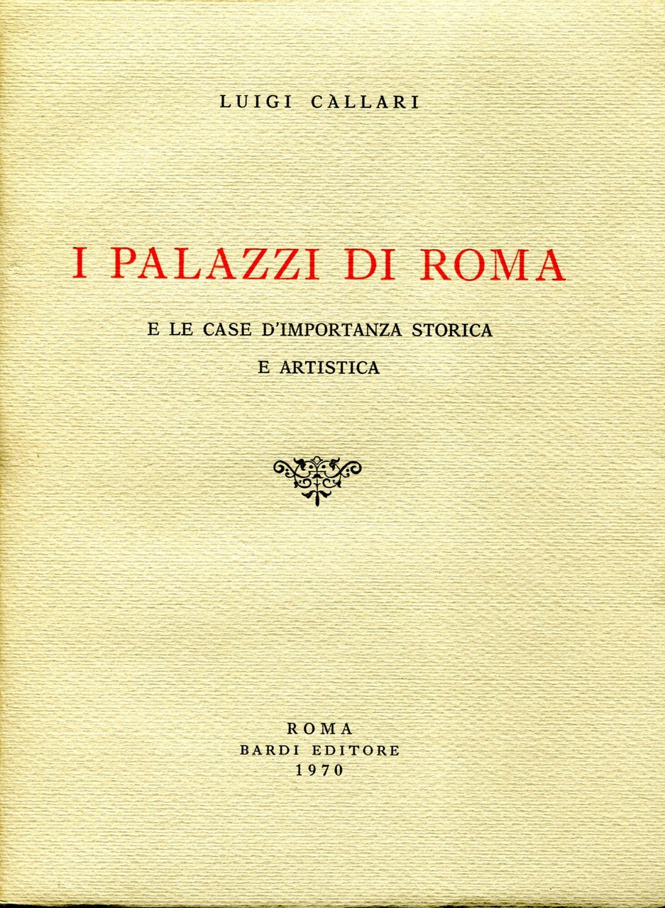 I Palazzi di Roma e le case d'importanza storica e … | Immagine principale