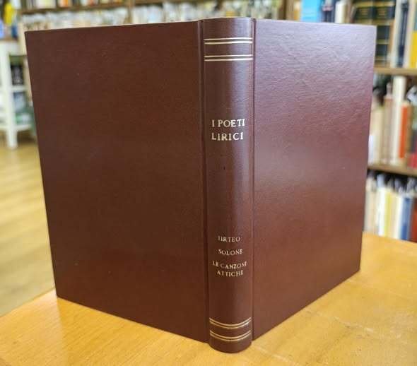 I poeti lirici. 4: Tirteo ; Solone ; Le canzoni … | Immagine principale