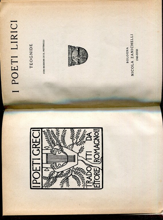I poeti lirici. 5: Teognide, con incisioni di D. Pettinelli | Immagine Gallery 2
