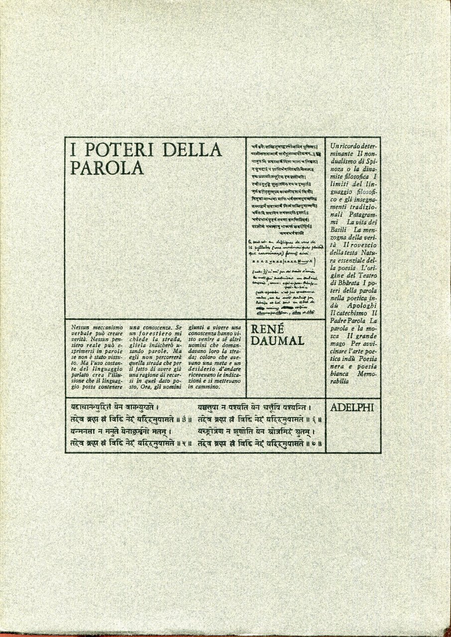 I POTERI DELLA PAROLA