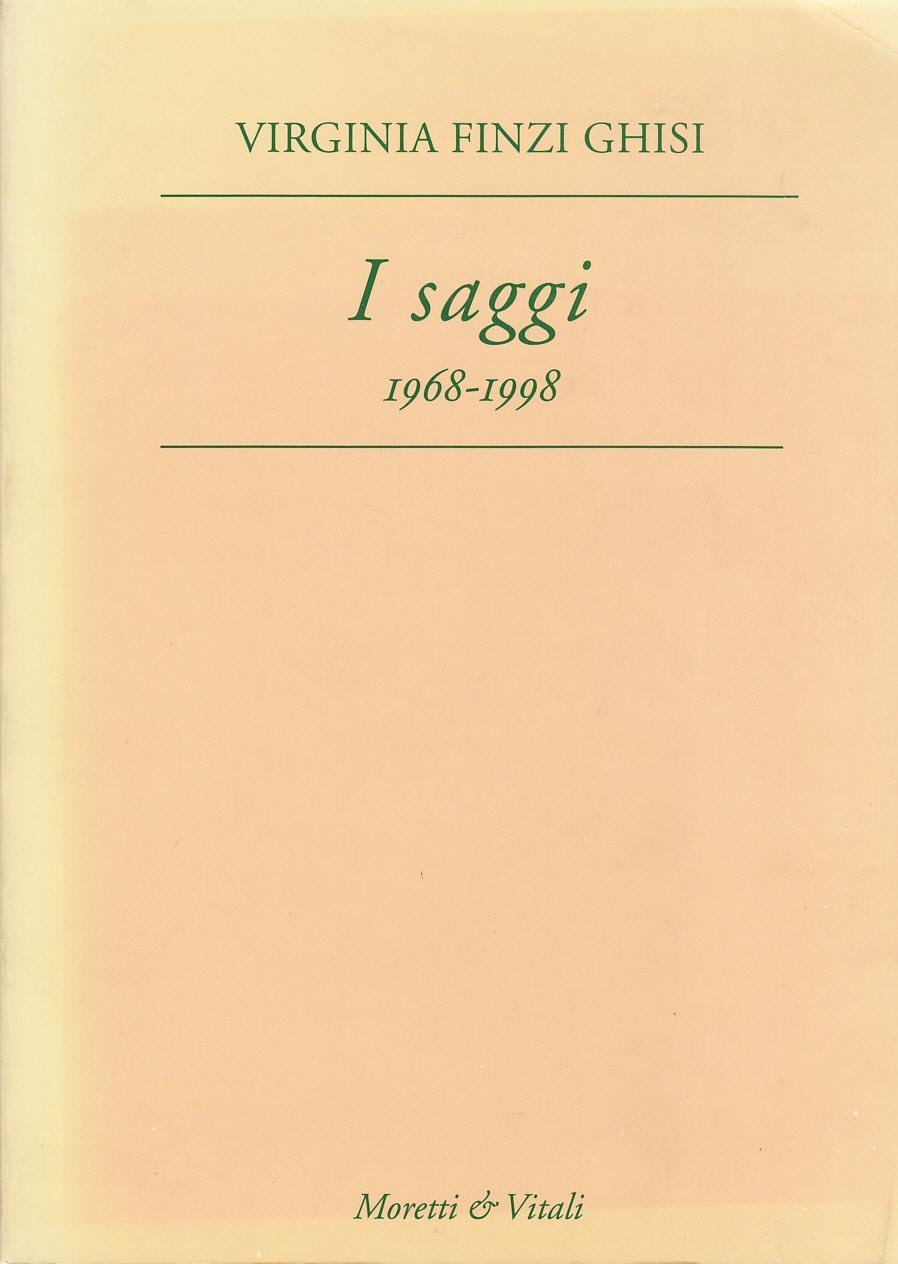 I saggi (1968-1998)