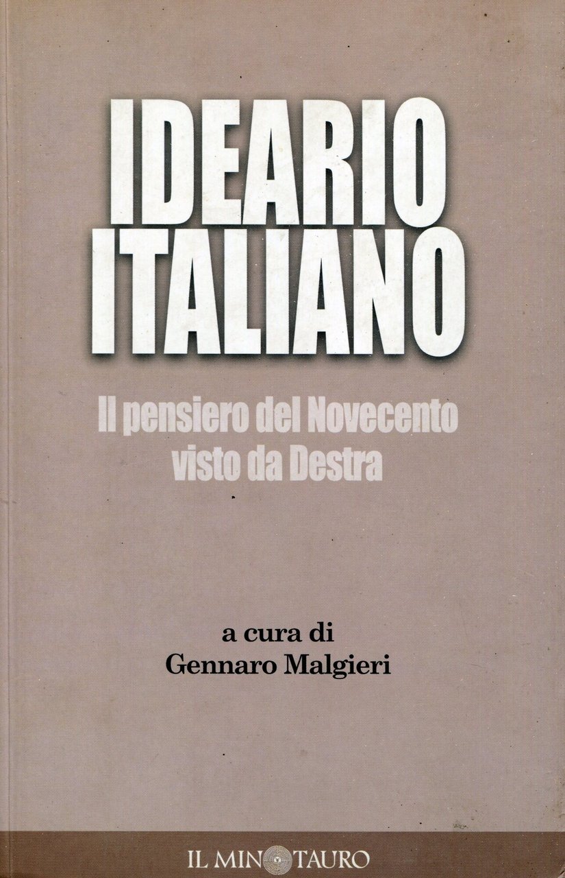 Ideario del pensiero italiano. Il pensiero del Novecento visto da …