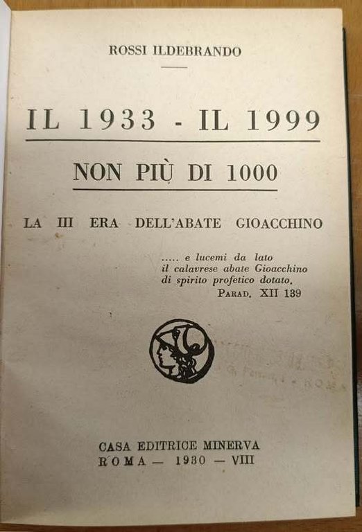 Il 1933-il 1999 : non più di 1000 : la … | Immagine Gallery 2
