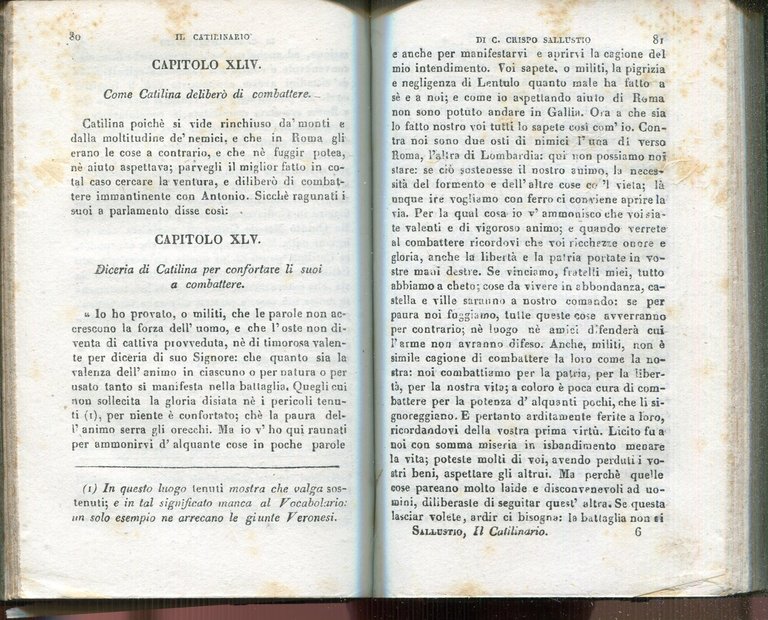 Il catilinario ed il giugurtino di C. Crispo Sallustio | Immagine Gallery 2