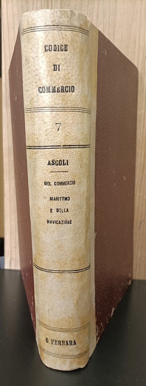 Il codice di commercio. 7: Del commercio marittimo e della … | Immagine principale