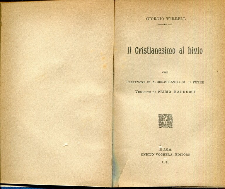 Il cristianesimo al bivio. Con prefazione di A. Cervesato e … | Immagine Gallery 2