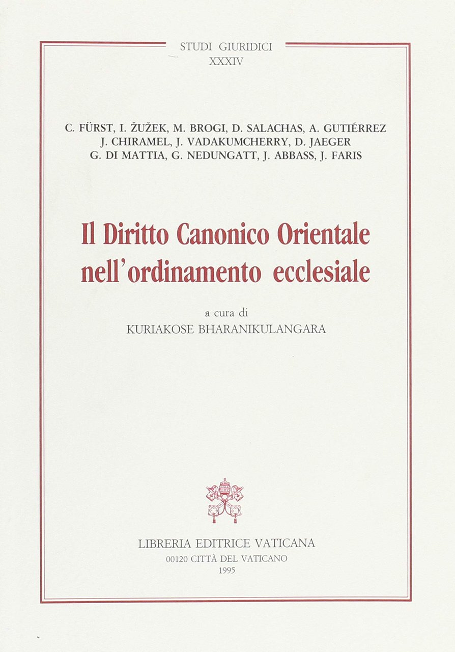 Il diritto canonico orientale nell'ordinamento ecclesiale | Immagine principale