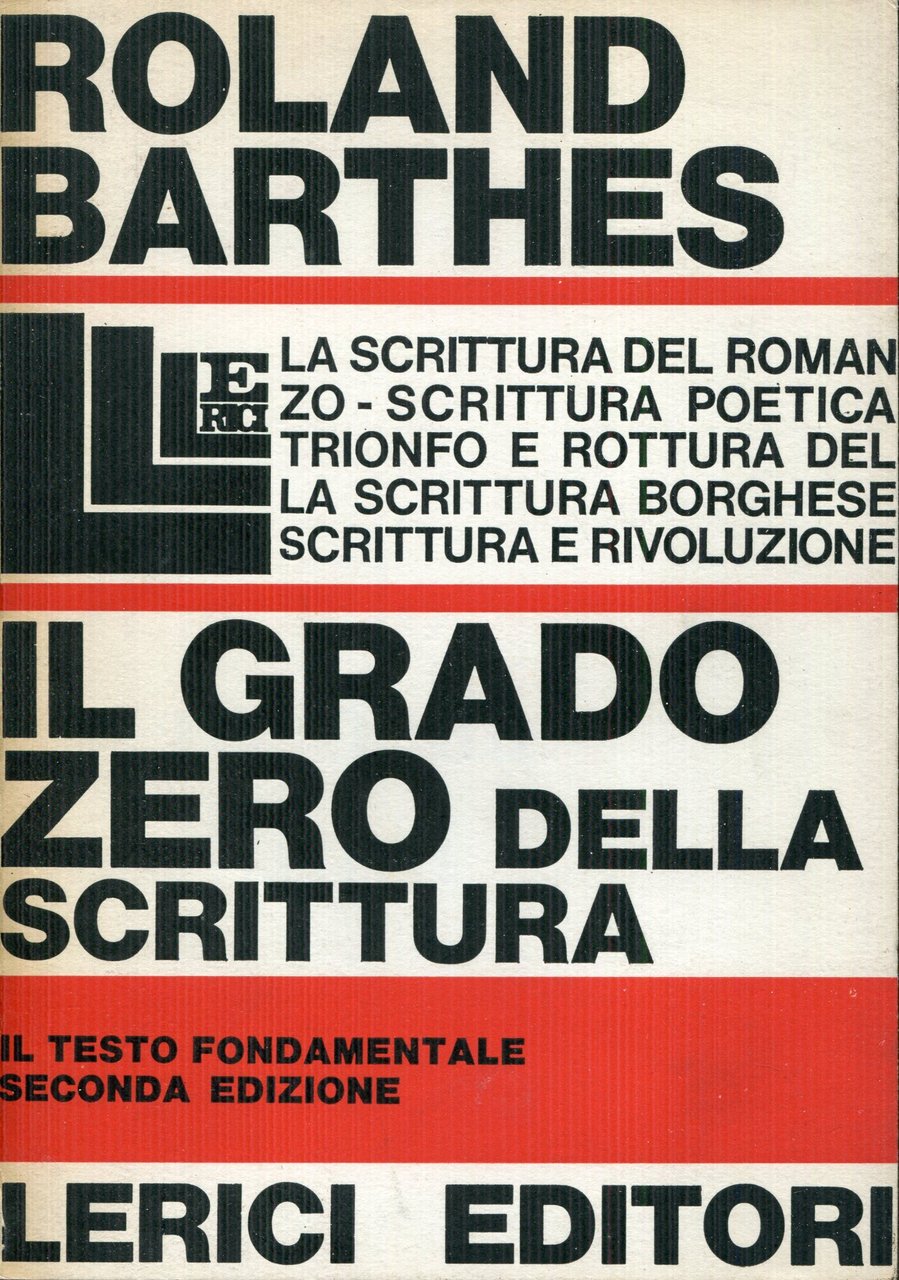 Il grado zero della scrittura | Immagine principale