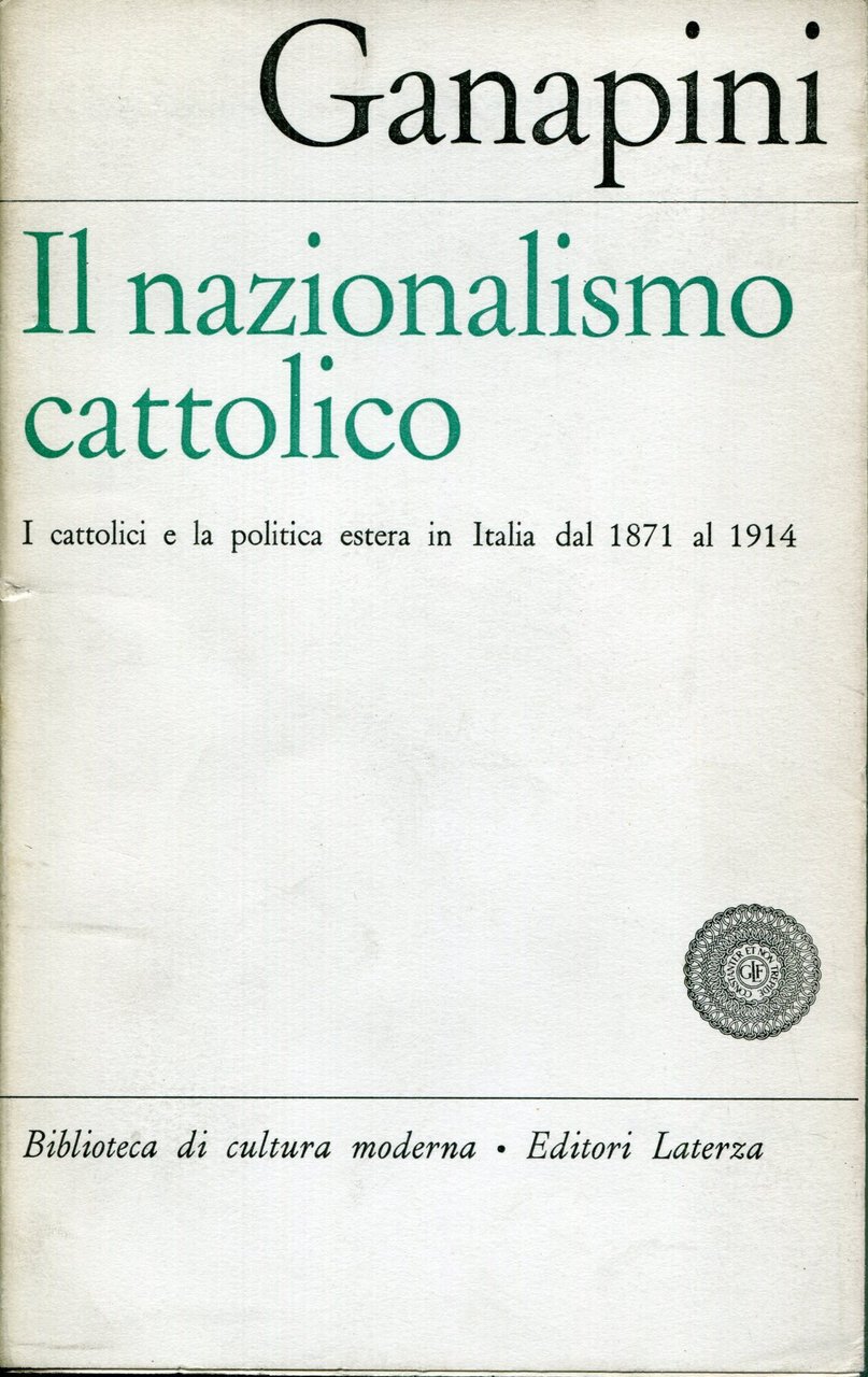 Il nazionalismo cattolico : i cattolici e la politica estera … | Immagine principale