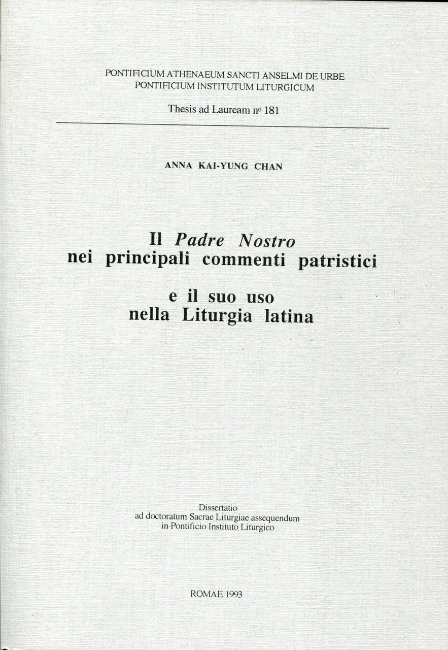 Il Padre Nostro nei principali commenti patristici e il suo … | Immagine principale