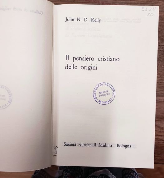 Il pensiero cristiano delle origini. Introduzione all'edizione italiana di Raniero …