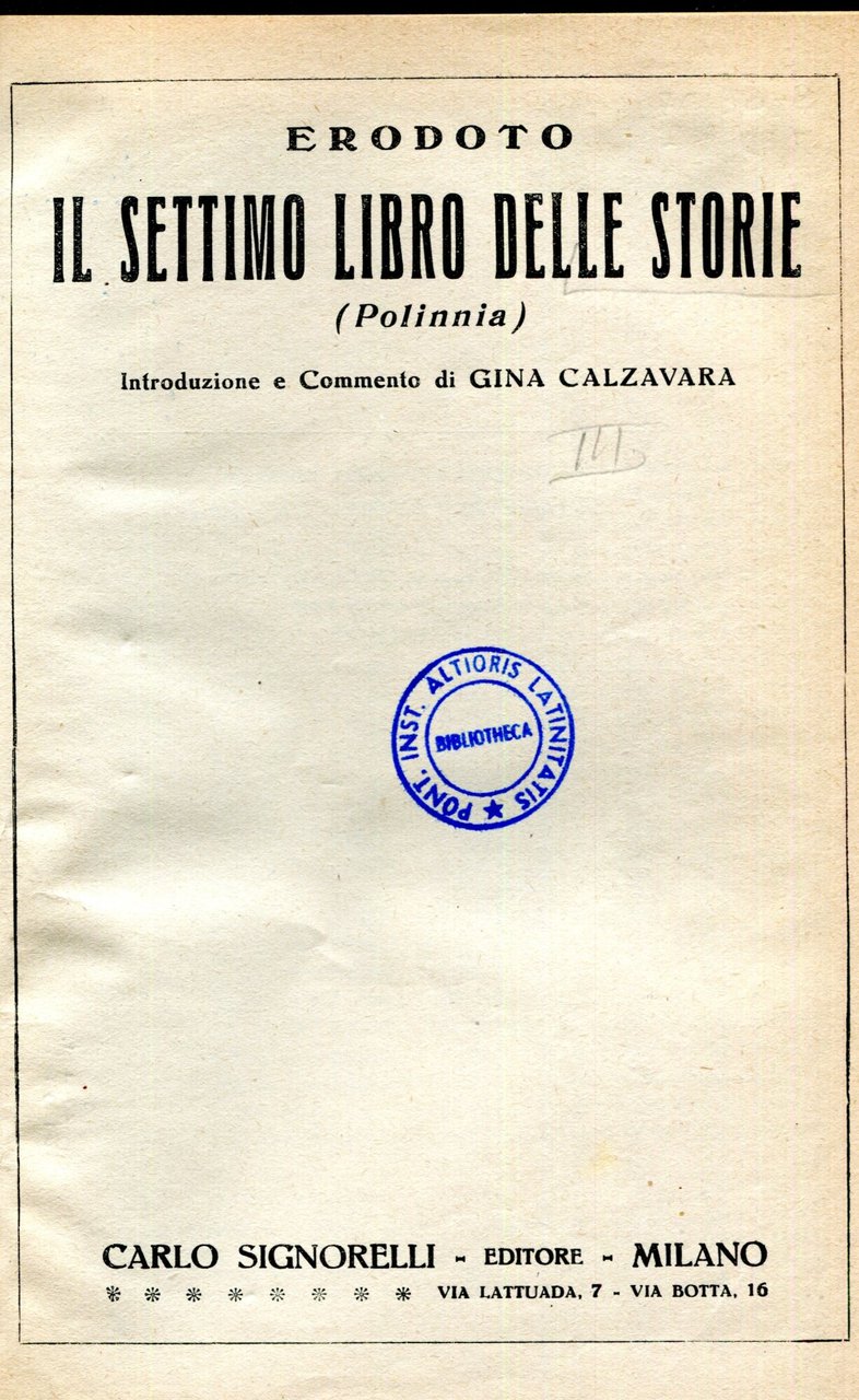 Il primo (-nono) libro delle Storia | Immagine principale