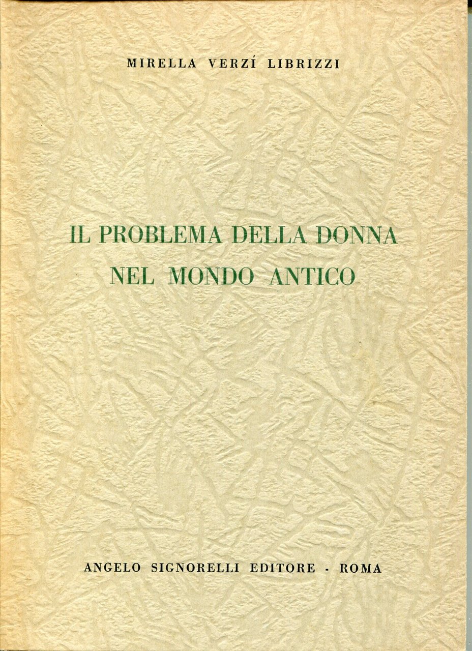 Il problema della donna nel mondo antico