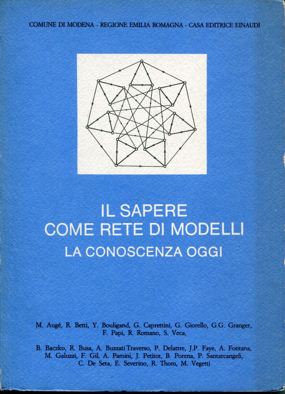 Il sapere come rete di modelli : la conoscenza oggi | Immagine principale