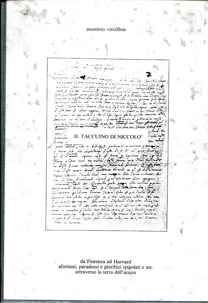 Il taccuino di Niccolò, ovvero Del buon senso e della …