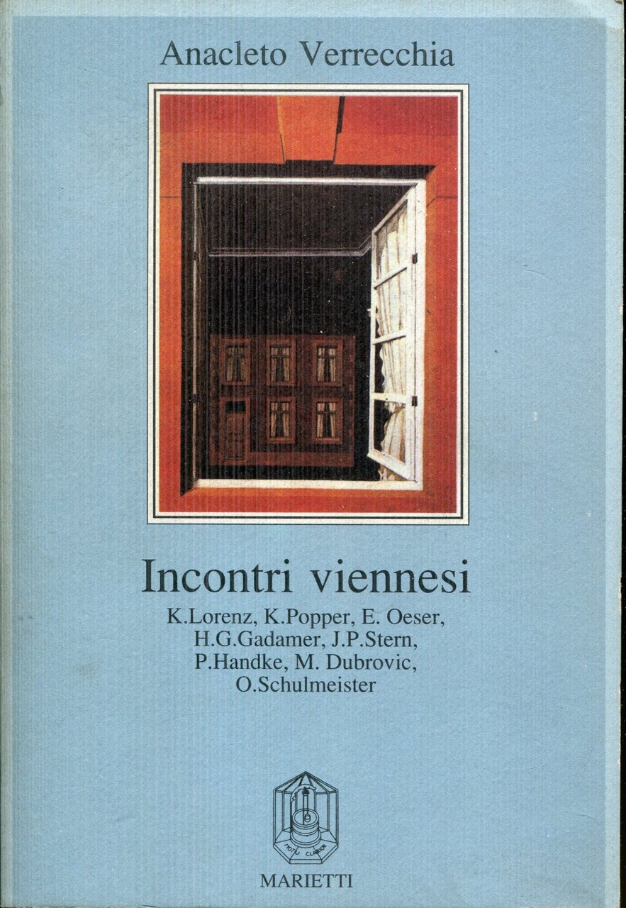 Incontri viennesi. K. Lorenz, K. Popper, E. Oesser, H. G. …