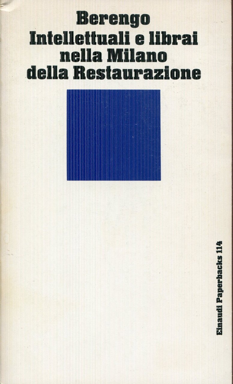 Intellettuali e librai nella Milano della Restaurazione | Immagine principale
