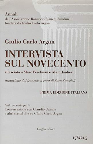 Intervista sul Novecento rilasciata a Marc Perelman e Alain Jaubert