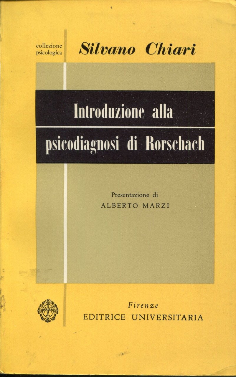 Introduzione alla psicodiagnosi di Rorschach