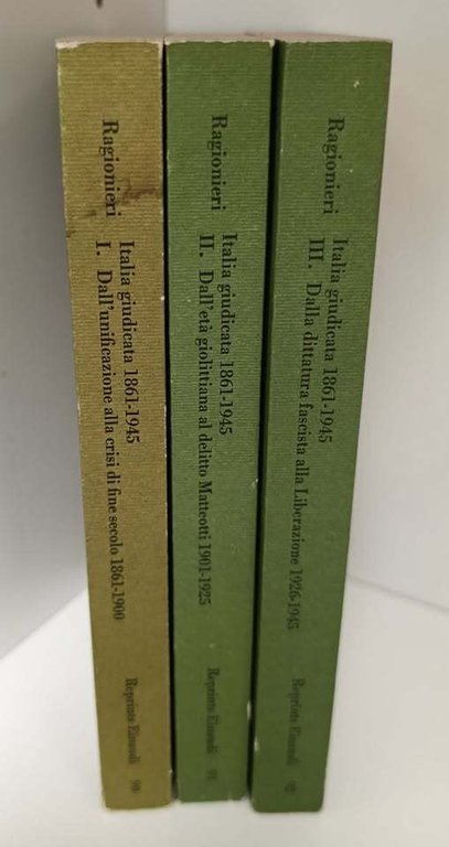 Italia giudicata 1861-1945, ovvero La storia degli italiani scritta da …