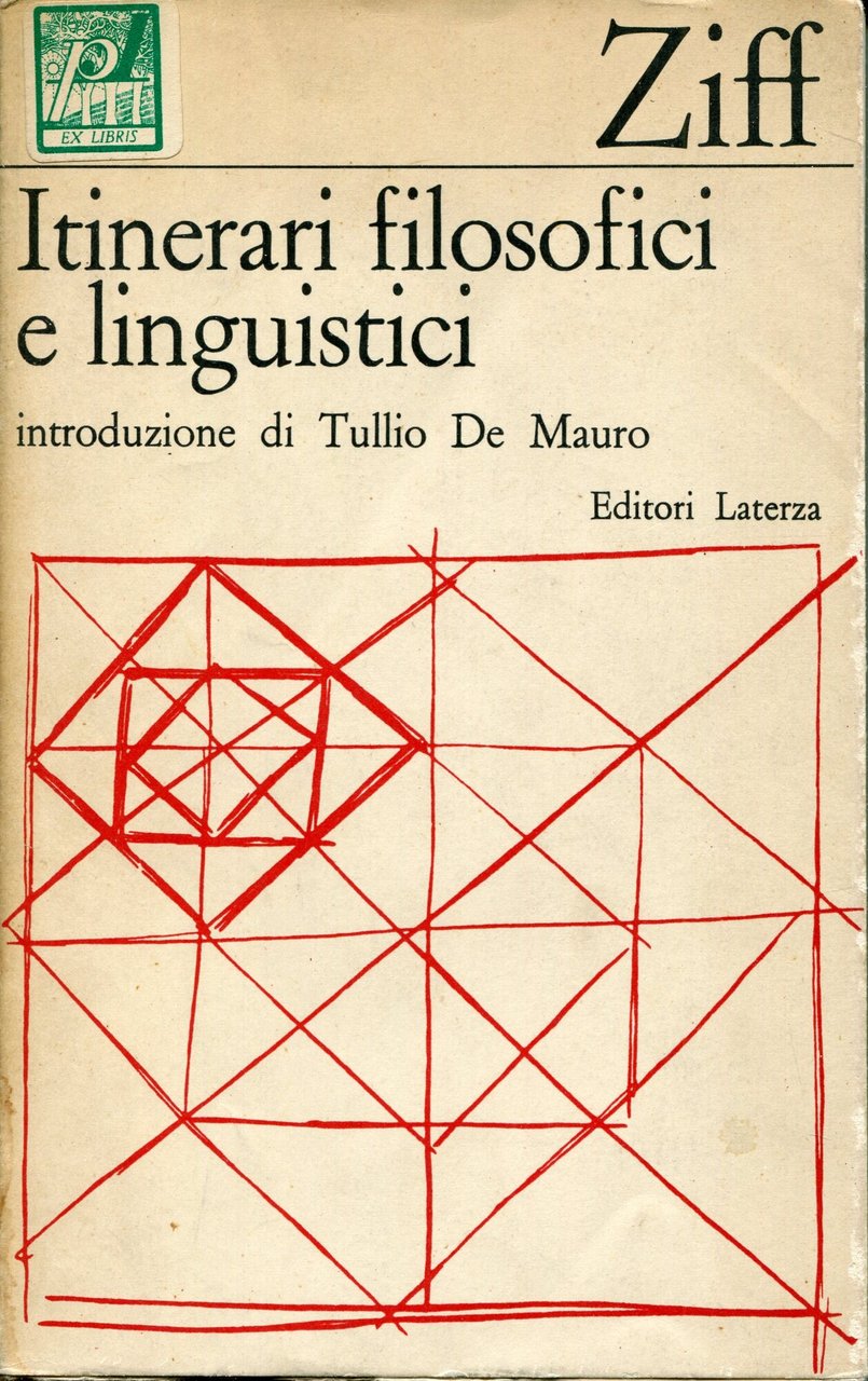 Itinerari filosofici e linguistici, introduzione di Tullio De Mauro