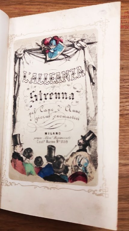 L'Alleanza. Strenna pel Capo d'anno e i giorni onomastici. Ripamonti …