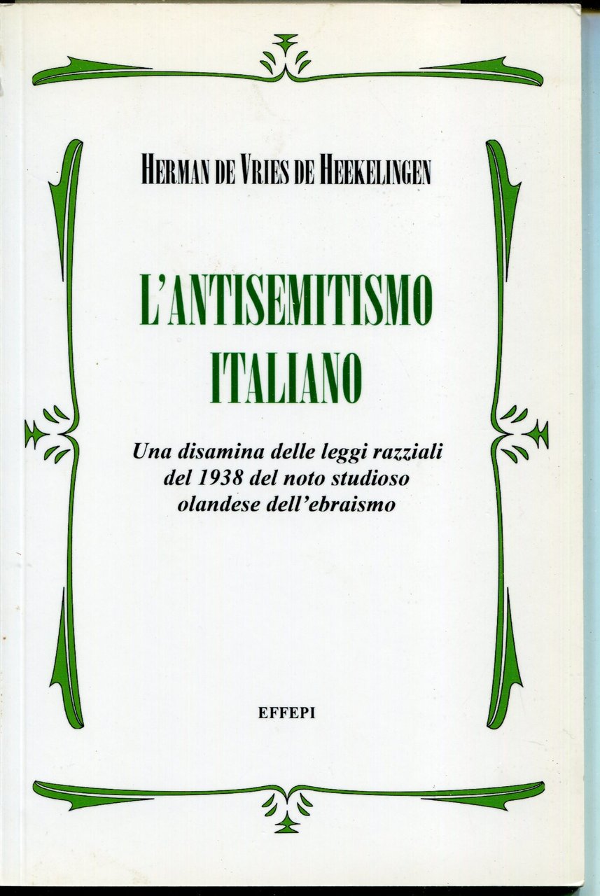 L'antisemitismo italiano | Immagine principale