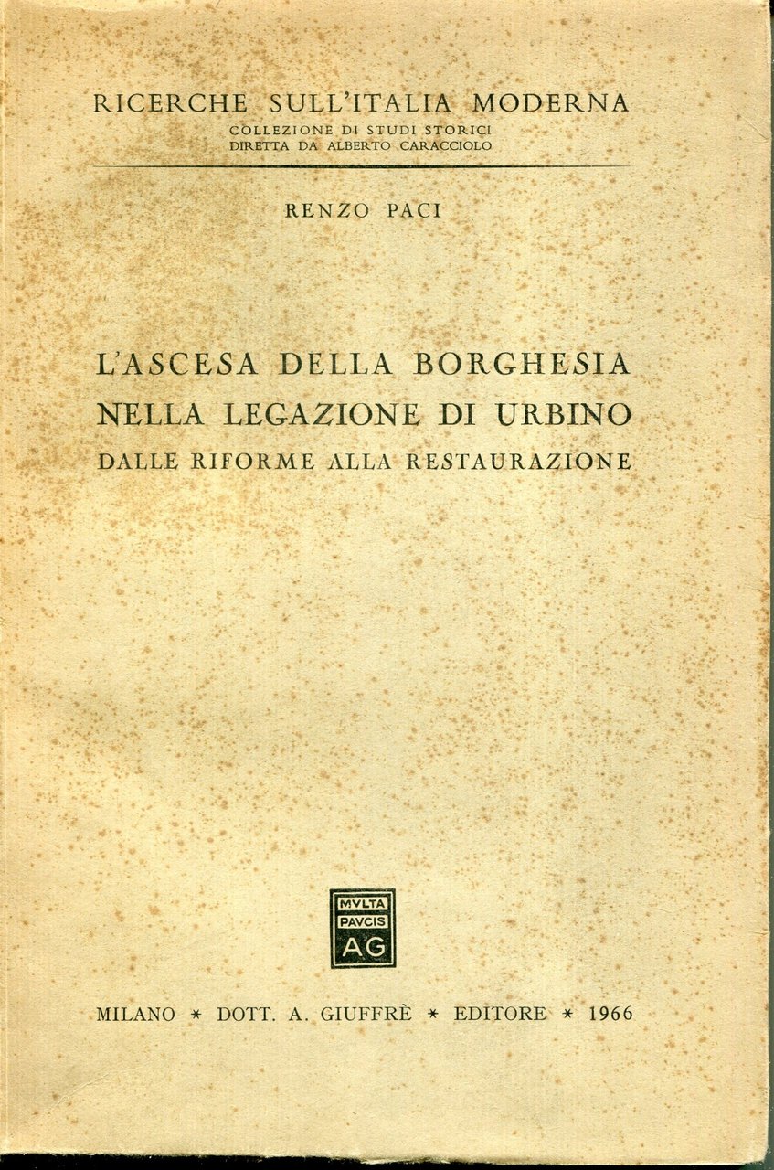 L'ascesa della borghesia nella legazione di Urbino dalle riforme alla … | Immagine principale