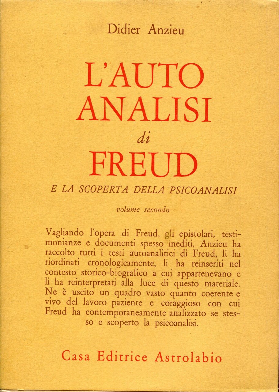 L'autoanalisi di Freud e la scoperta della psicoanalisi, volume 2 | Immagine principale