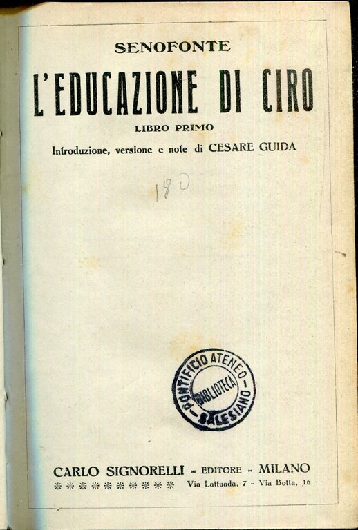 L'educazione di Ciro, libro 1 - libro 8 | Immagine Gallery 2