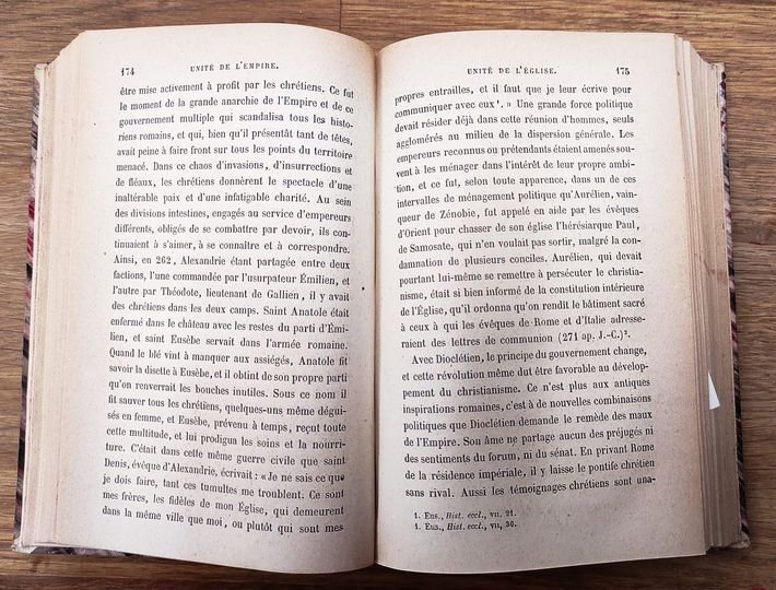 L'église et l'Empire romain au IV siècle. 6 volumi