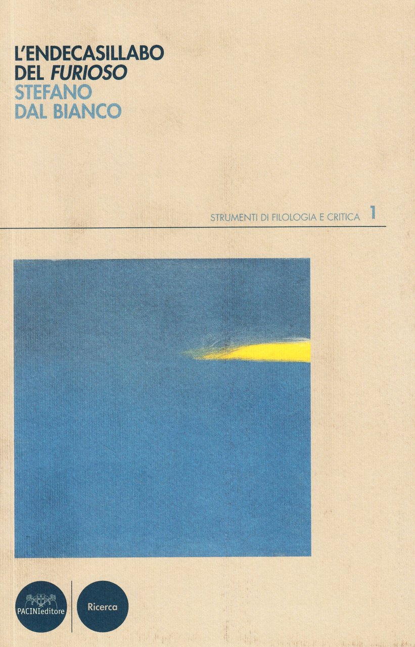 L'endecasillabo del furioso. Con segnalibro | Immagine principale